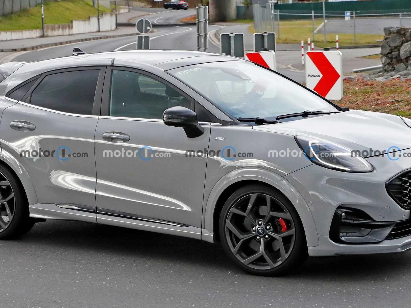 Ford Puma ST Spied Testing WIth Hybrid Powertrain