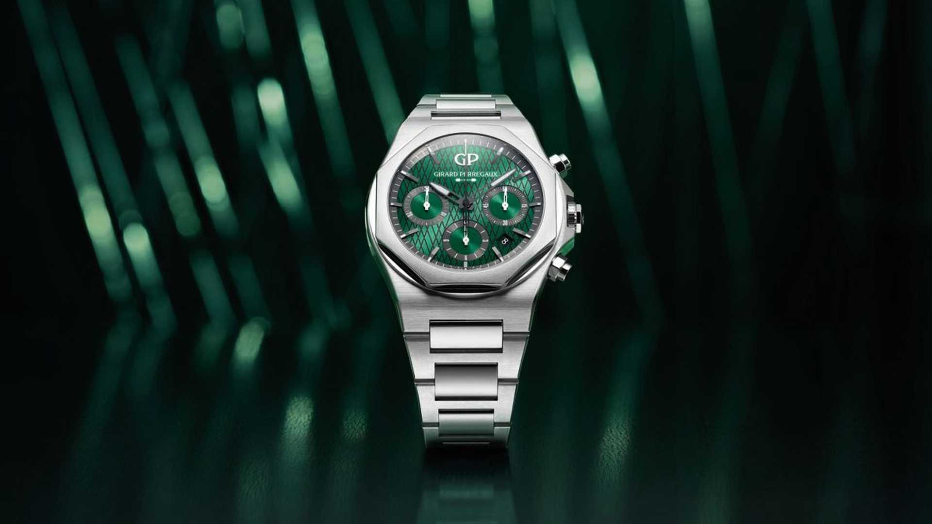 Girard-Perregaux and Aston Martin Collab on Racy Laureato Chronograph