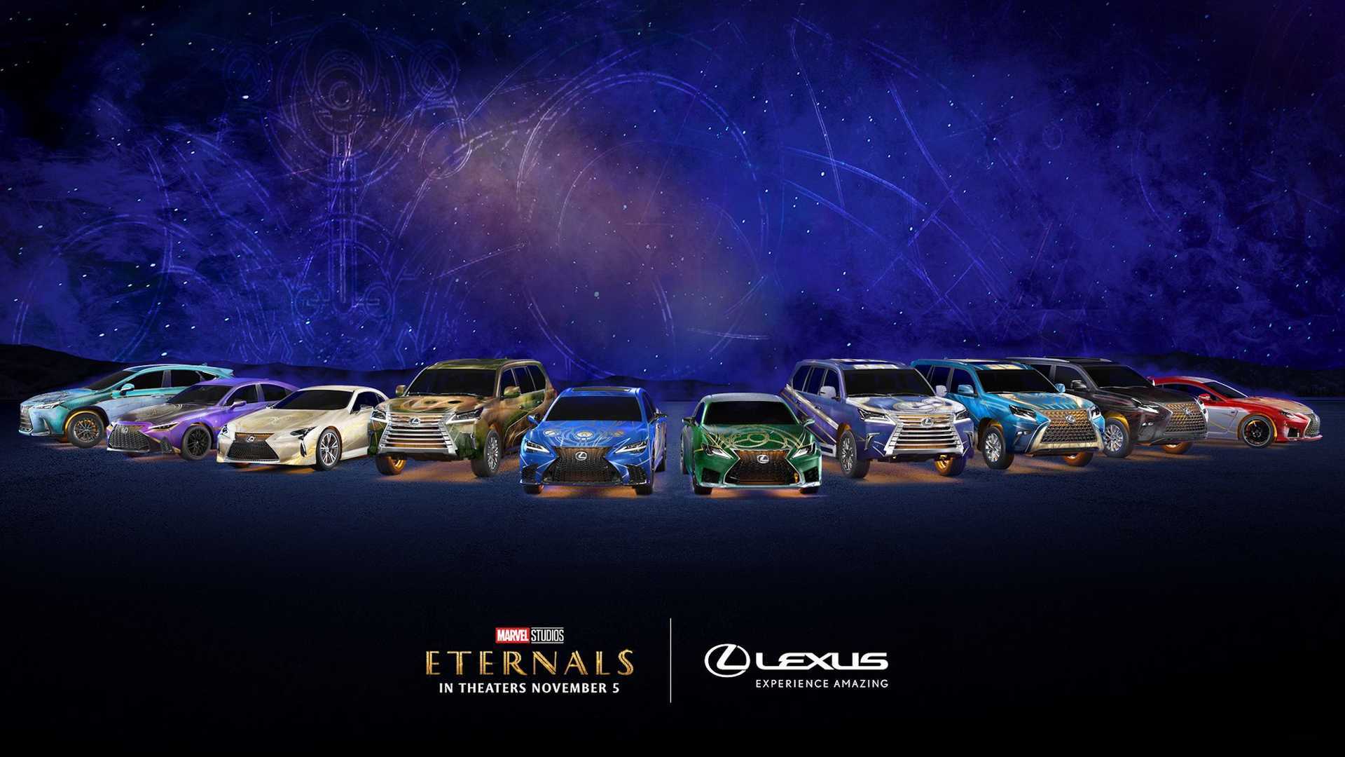 Marvel and Lexus Team up for 10 innovative 'Eternals Concepts