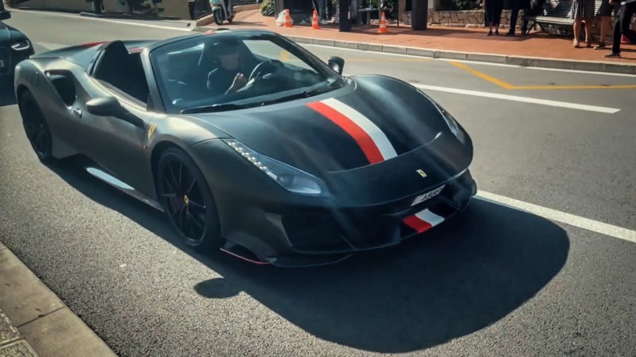 Ferrari F1 Driver Charles Leclerc Seen Driving Custom488 Pista