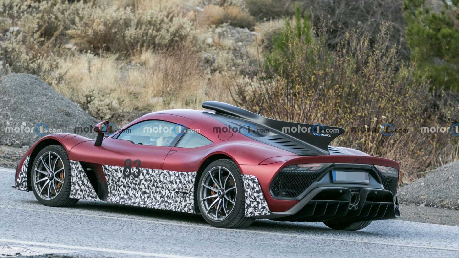 Mercedes-AMG One-Spy Shots: F1-Infused Hybrid Nearly Camo-Free