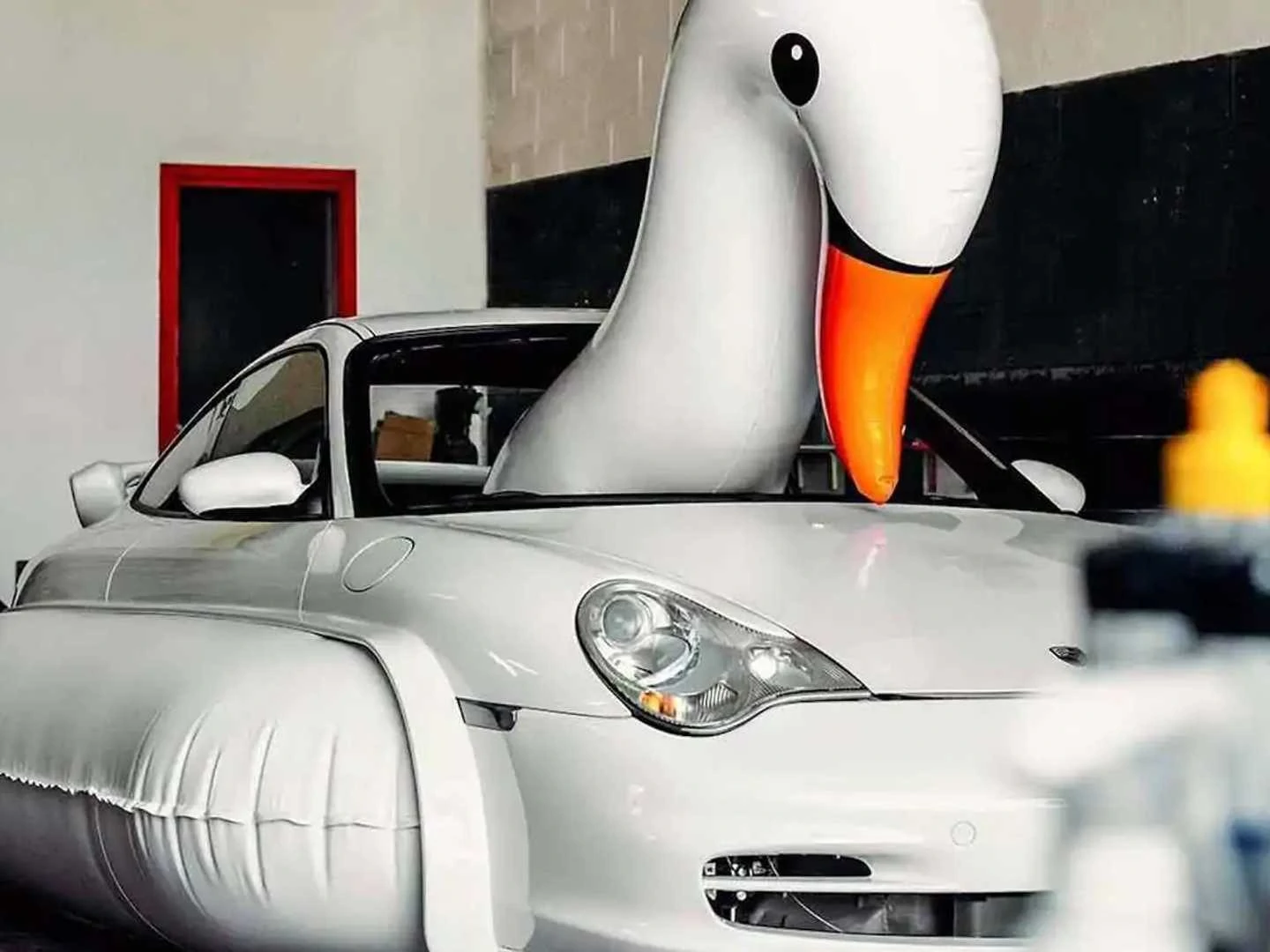 Porsche Actually Built Chris Labrooy’s Surreal Swan Art Car