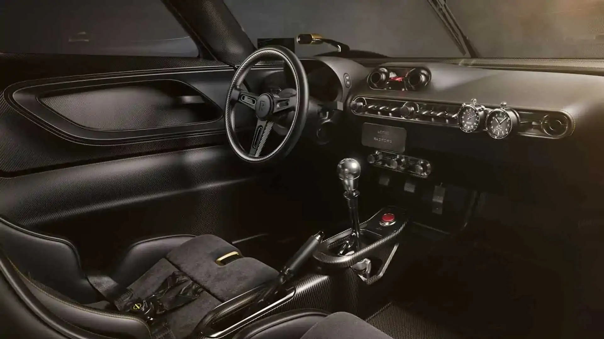 Radford Lotus Type 62-2 reveals its Retro, Minimalist Interior