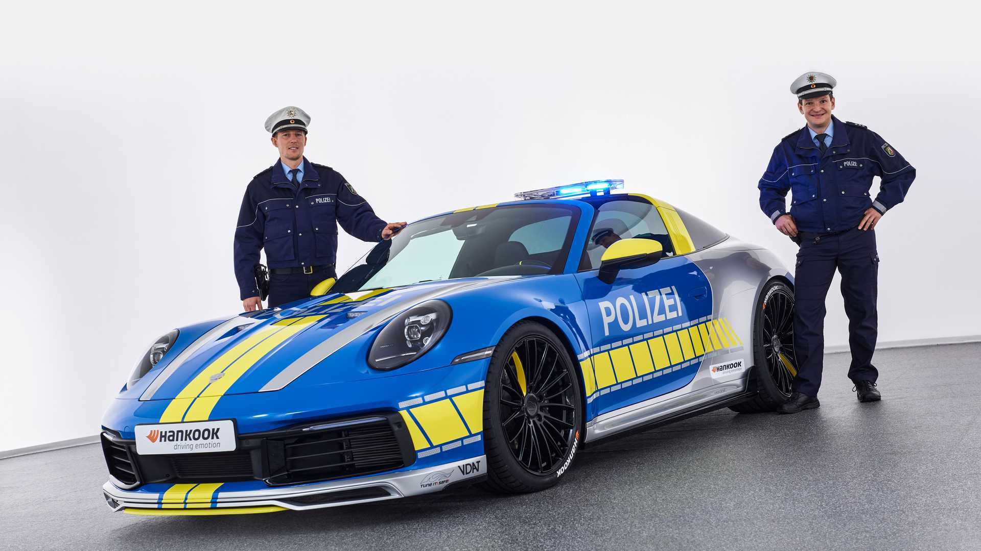 Techart Builds Fake Porsche Police Car To Promote Safe Tuning