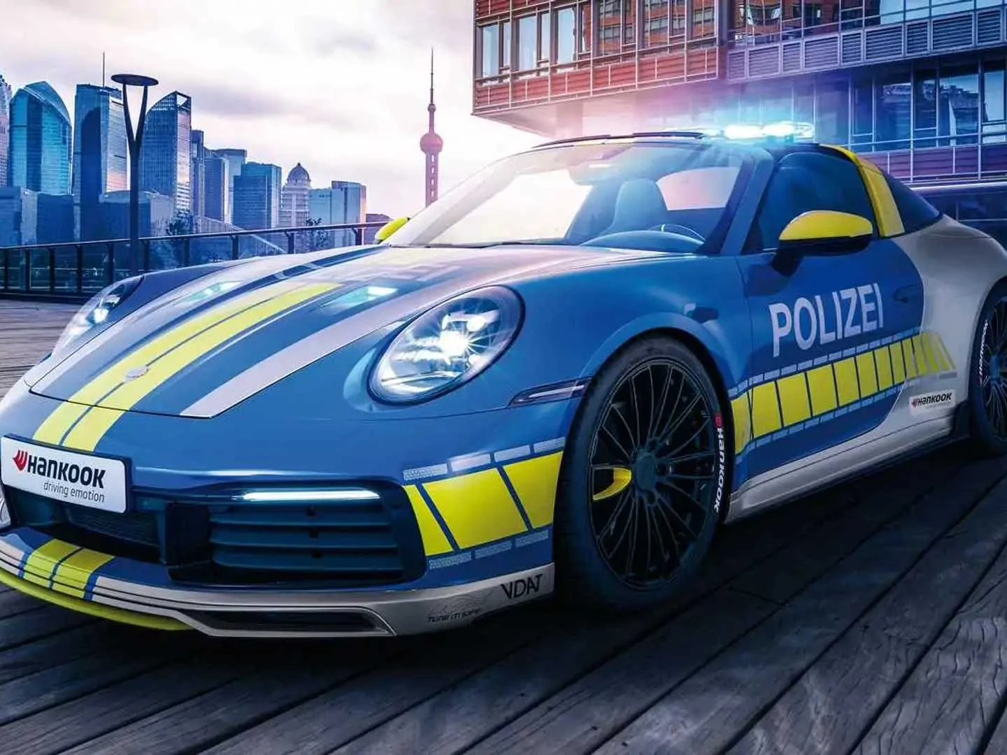 Techart Builds Fake Porsche Police Car To Promote Safe Tuning