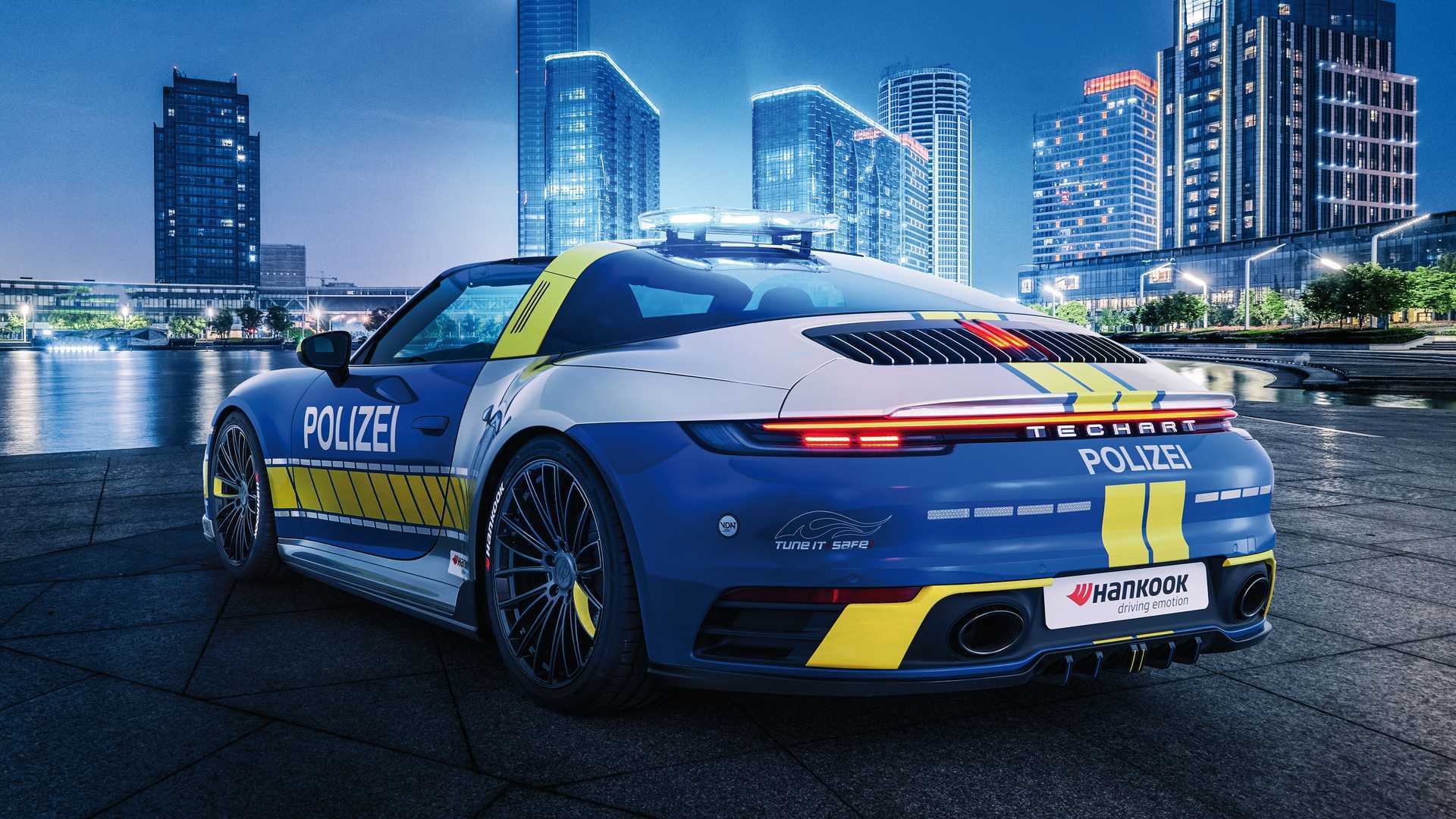 Techart Builds Fake Porsche Police Car To Promote Safe Tuning