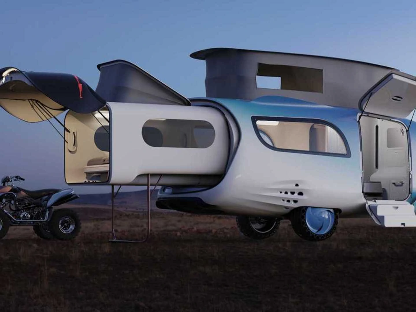 Whale Trailer Cabin is a clever camper that steals our hearts