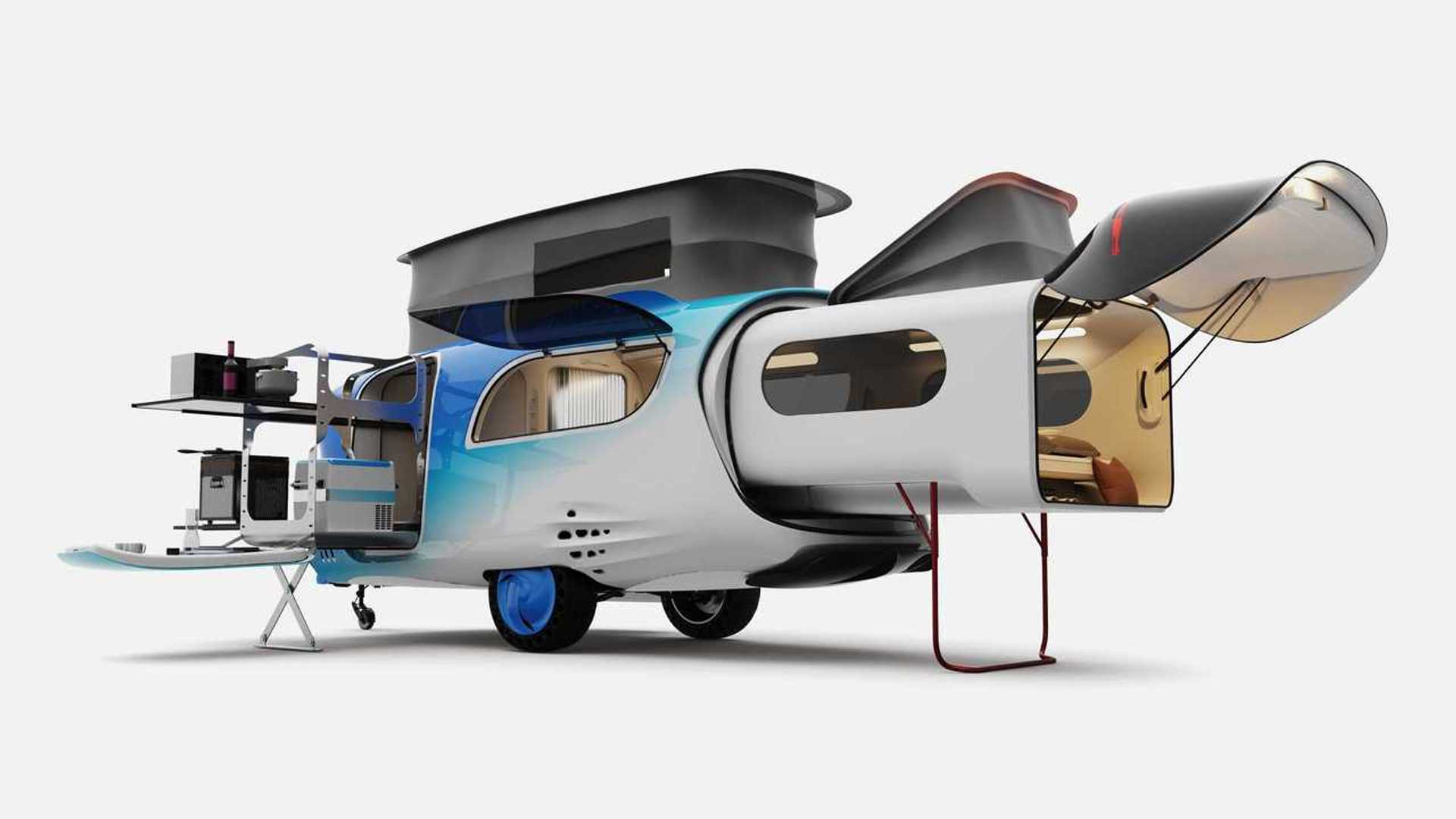 Whale Trailer Cabin is a clever camper that steals our hearts