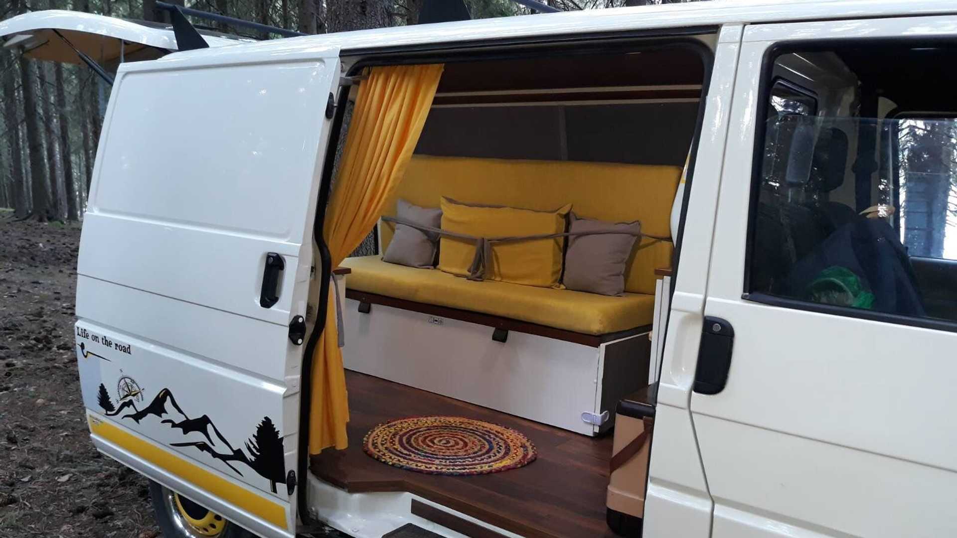 Neat VW Transporter is a Homemade Camper Van on a Budget