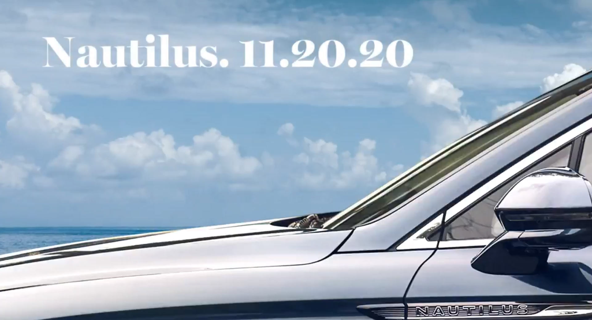 2021 Lincoln Nautilus Teaser Announces Reveal date