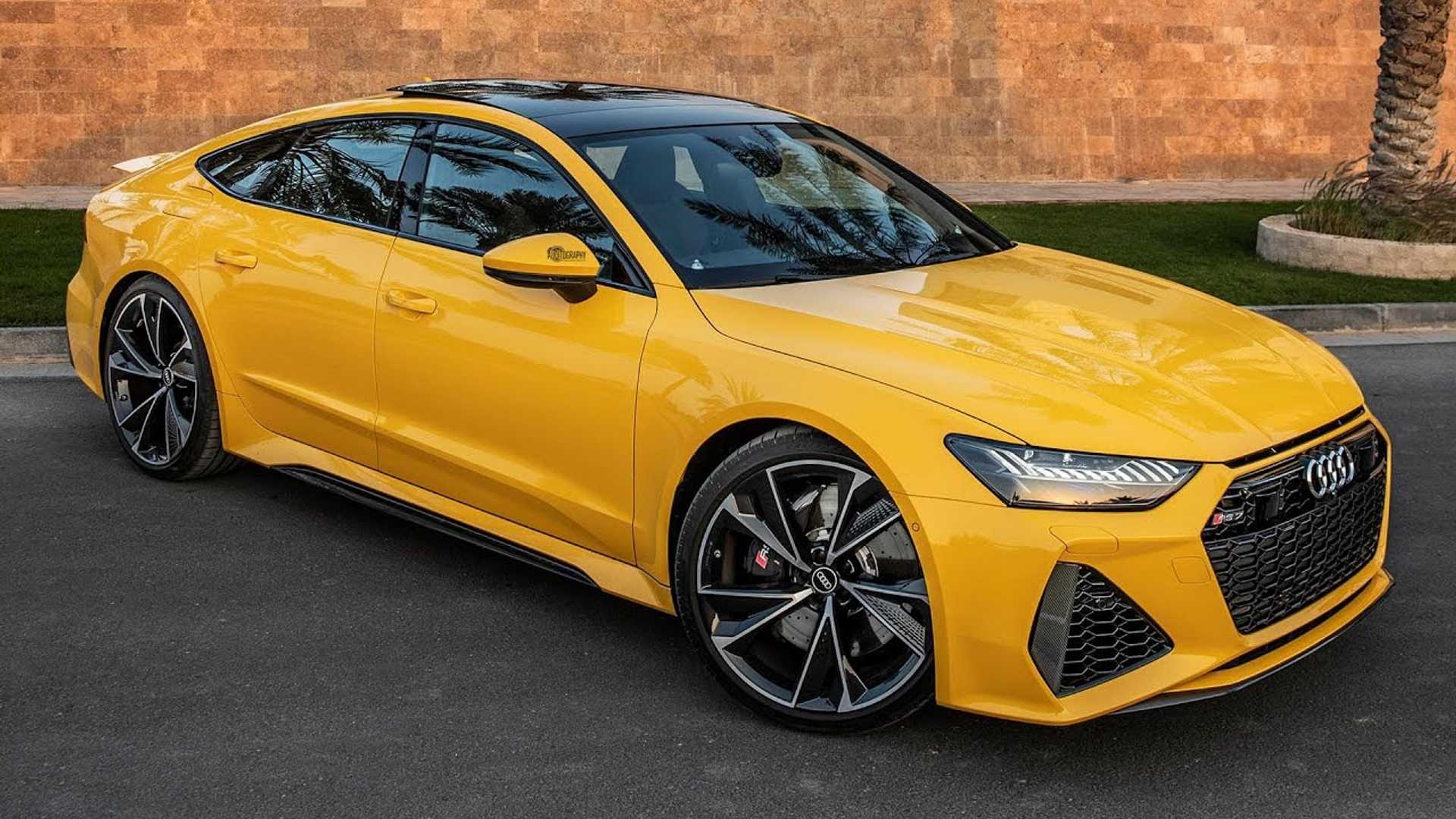 2021 Audi RS7 Vegas Yellow is an Achingly Beautiful Hatchback