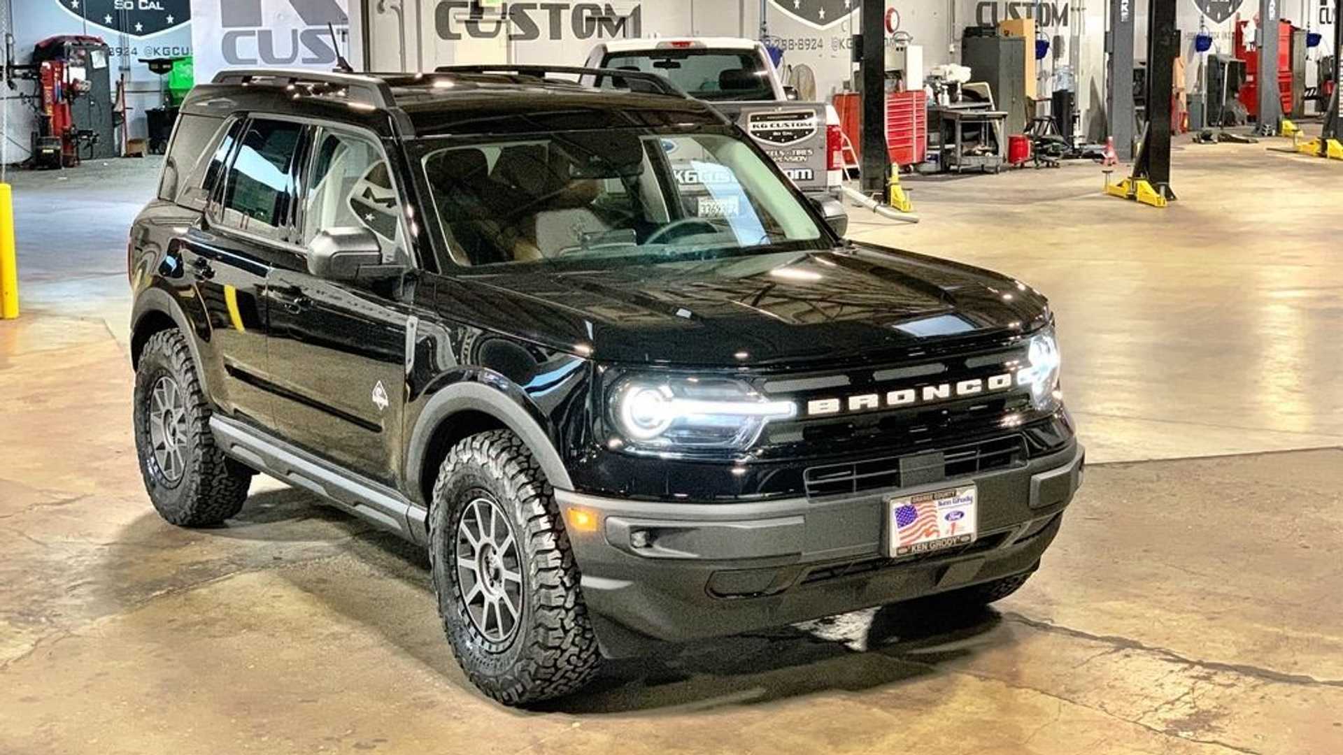 Ford Bronco Sport looks tough on the biggest off-road tires that will fit