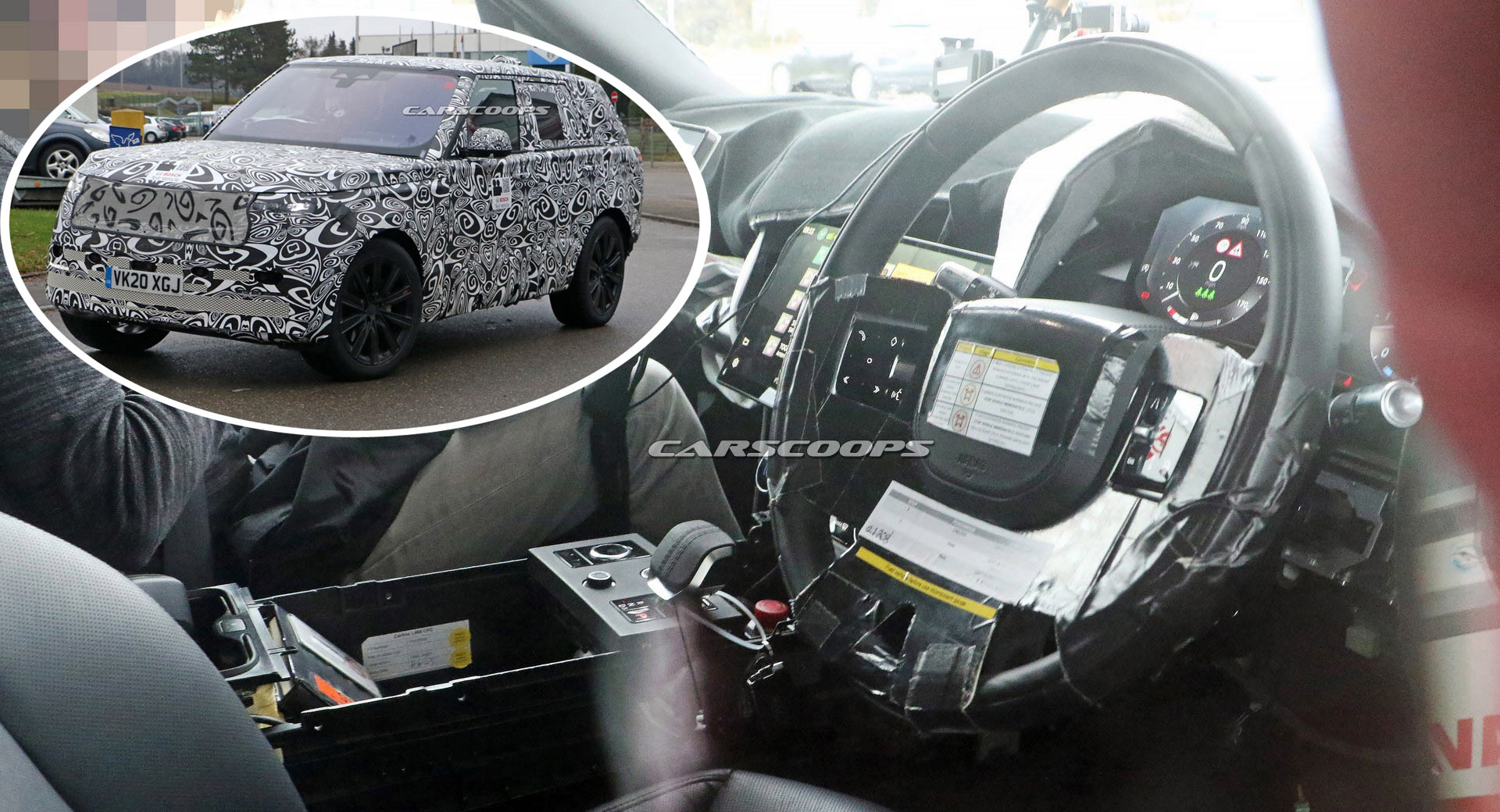 2022 Land Rover Range Rover Spied with Interior Exposed