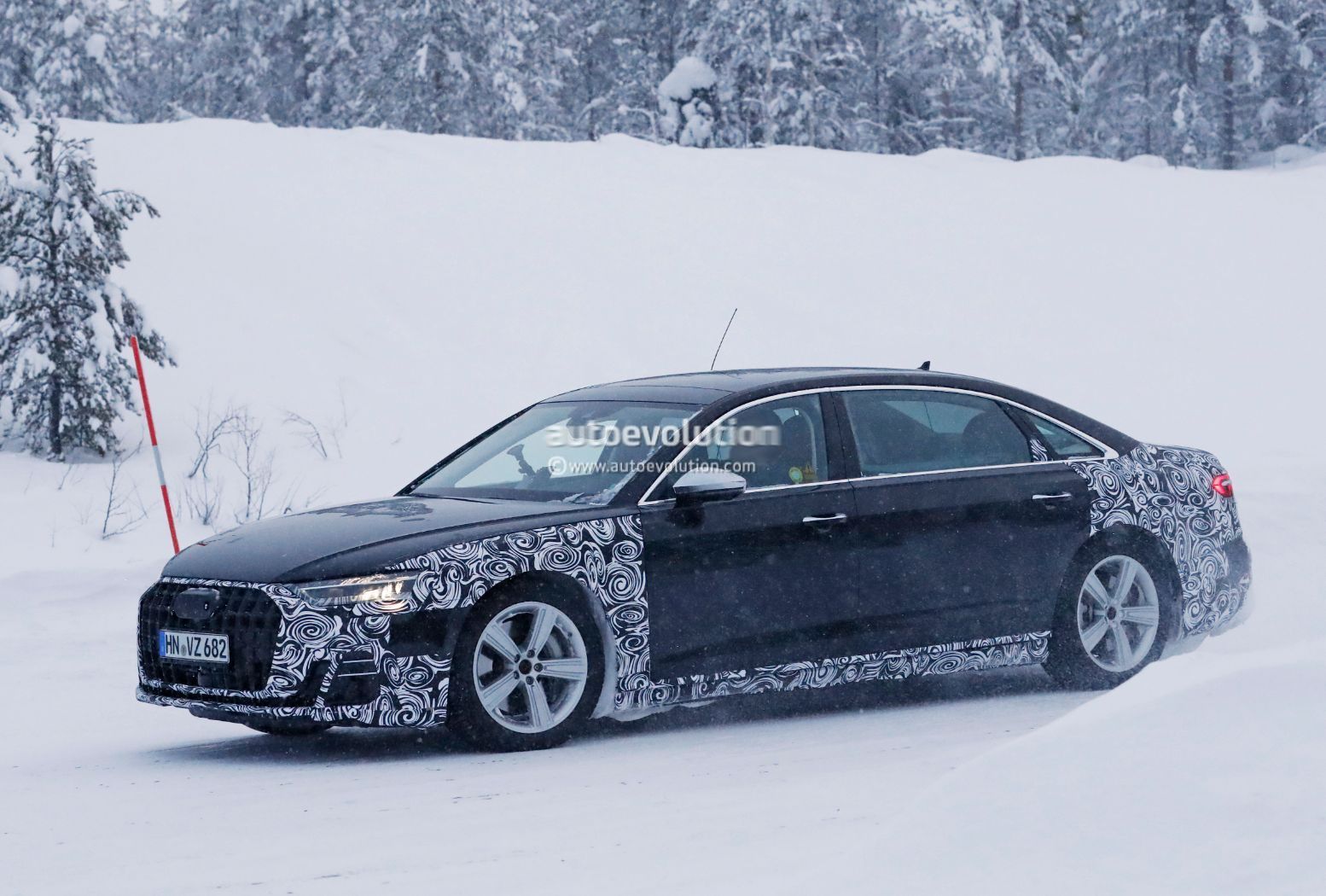 2022 Audi A8 Longwheelbase Spied, Possibly Hiding Horch Badge