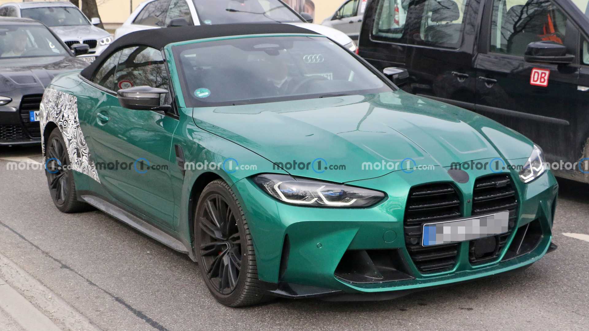 2022 BMW M4 Convertible Featured With 90 Percent of the Camouflage Gone