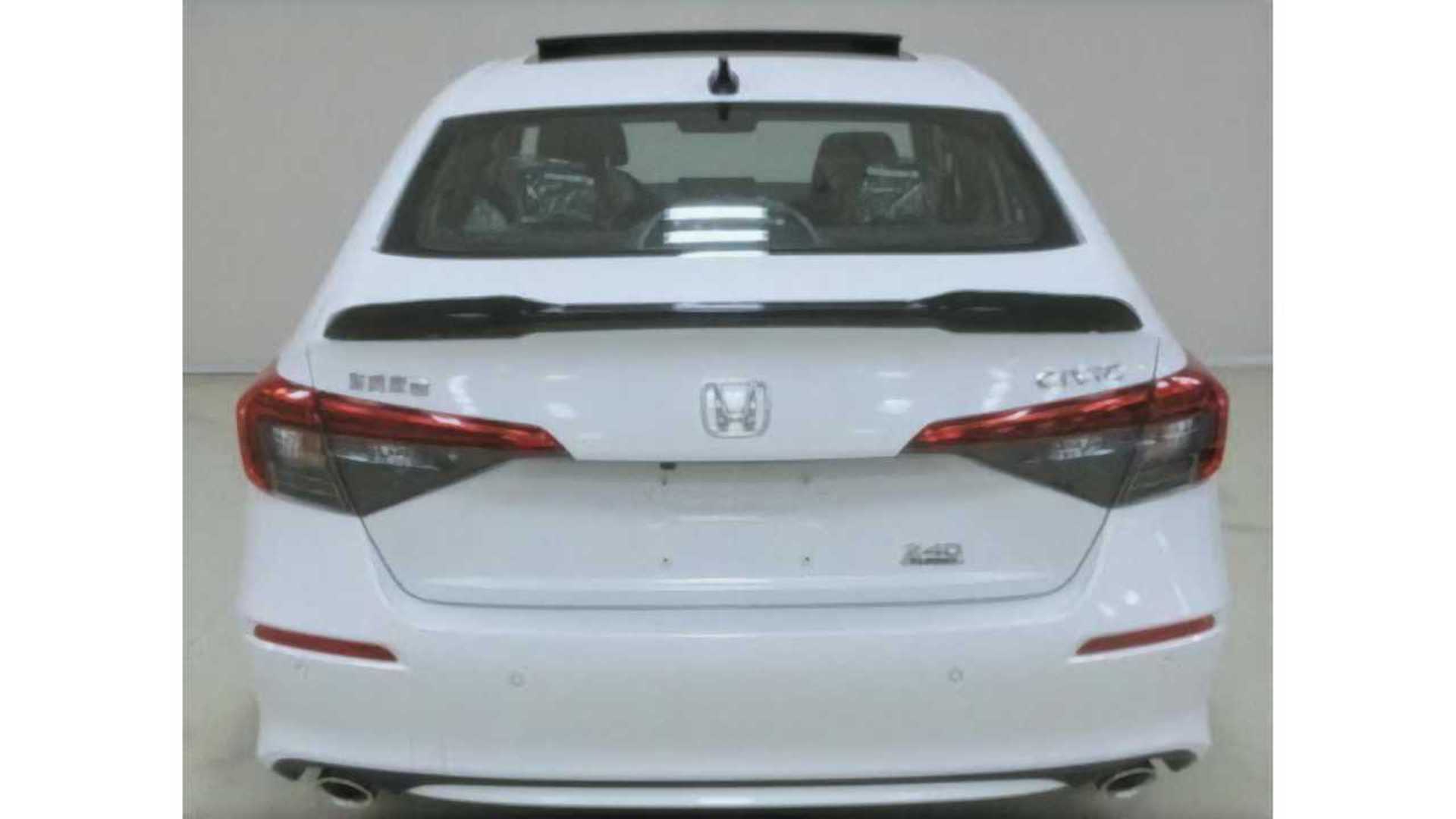 New 2022 Honda Civic Out in the Open