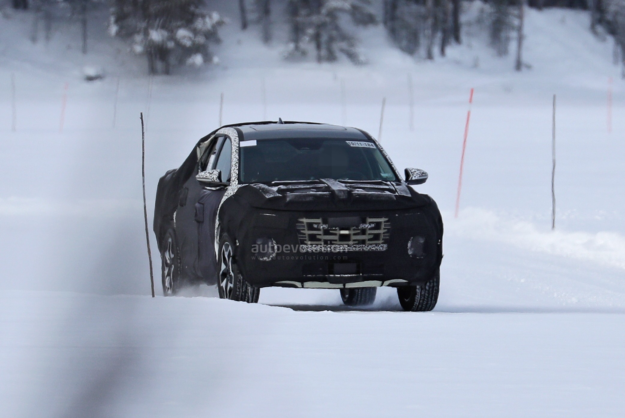 2022 Hyundai Santa Cruz Small Truck Spied Testing On Frozen Lake