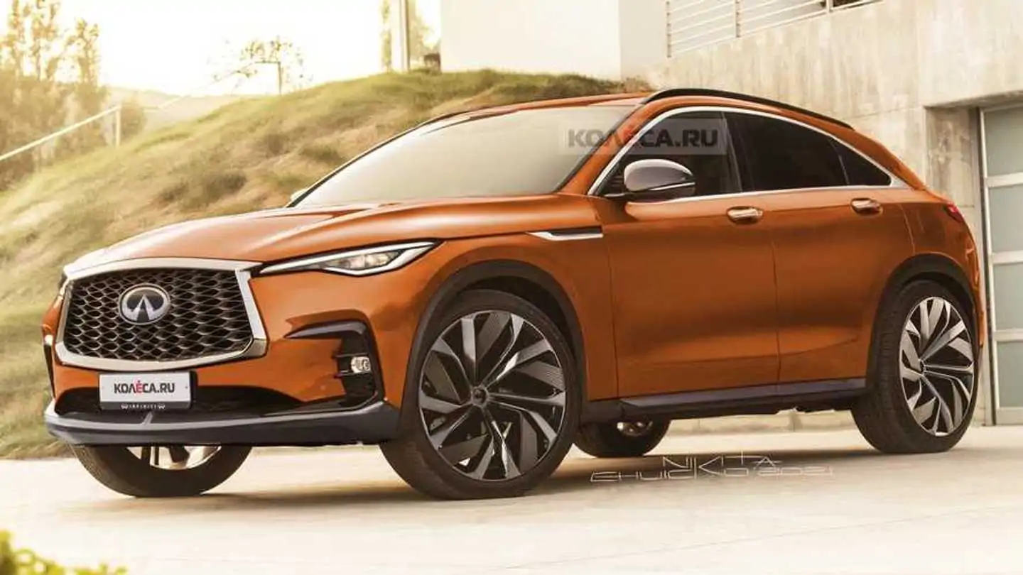 This Infiniti FX rendering exists in an alternate universe