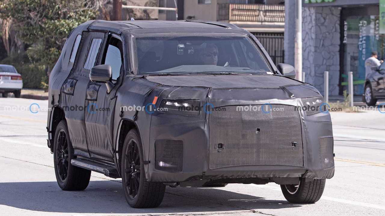 2022 Lexus LX 600 Featured in Heavy Camo Hiking Land Cruiser Bones