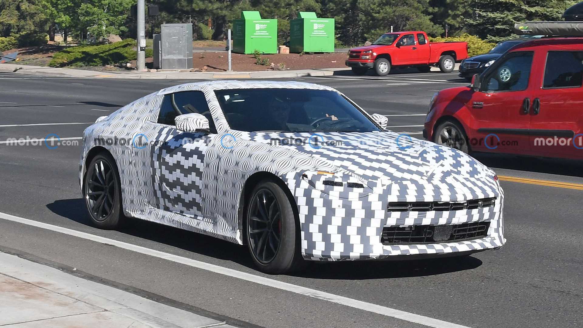 2022 Nissan Z Tested On The Street In A Production Trim