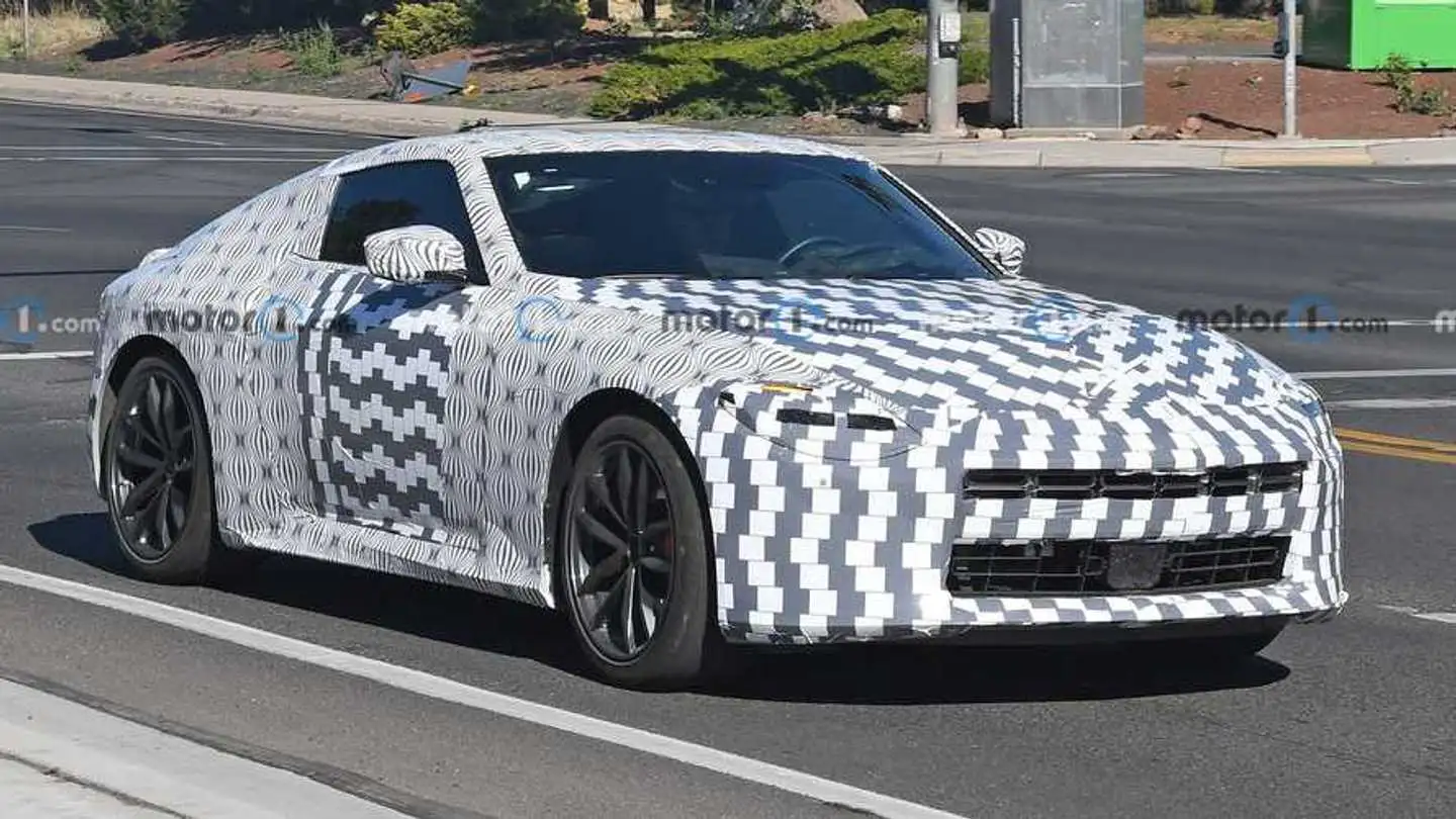 2022 Nissan Z Tested On The Street In A Production Trim