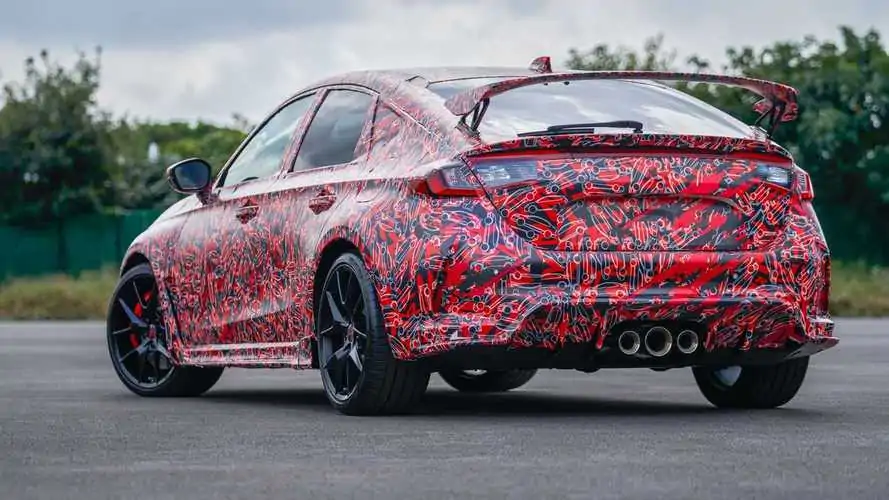 2023 Honda Civic Type R Teased In Full Camo