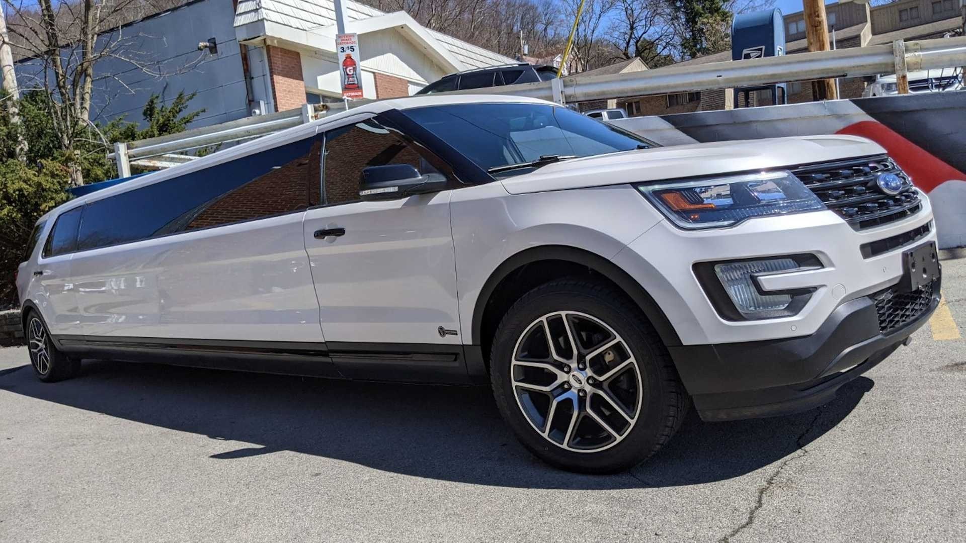 Ford Explorer Limo still has three-row seating, and it's for sale