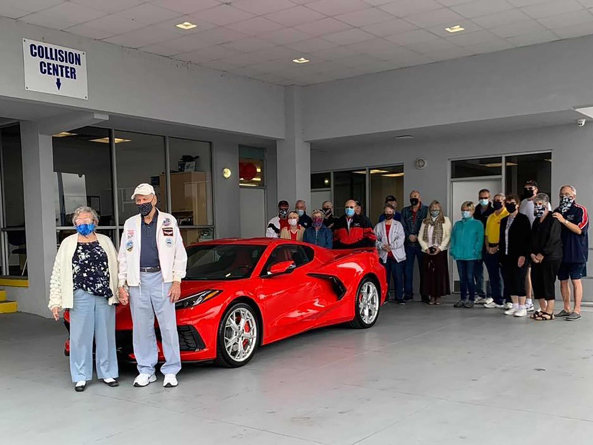 A 90-Year-Old Celebrates His Birthday with A Brand-New Chevy Corvette C8