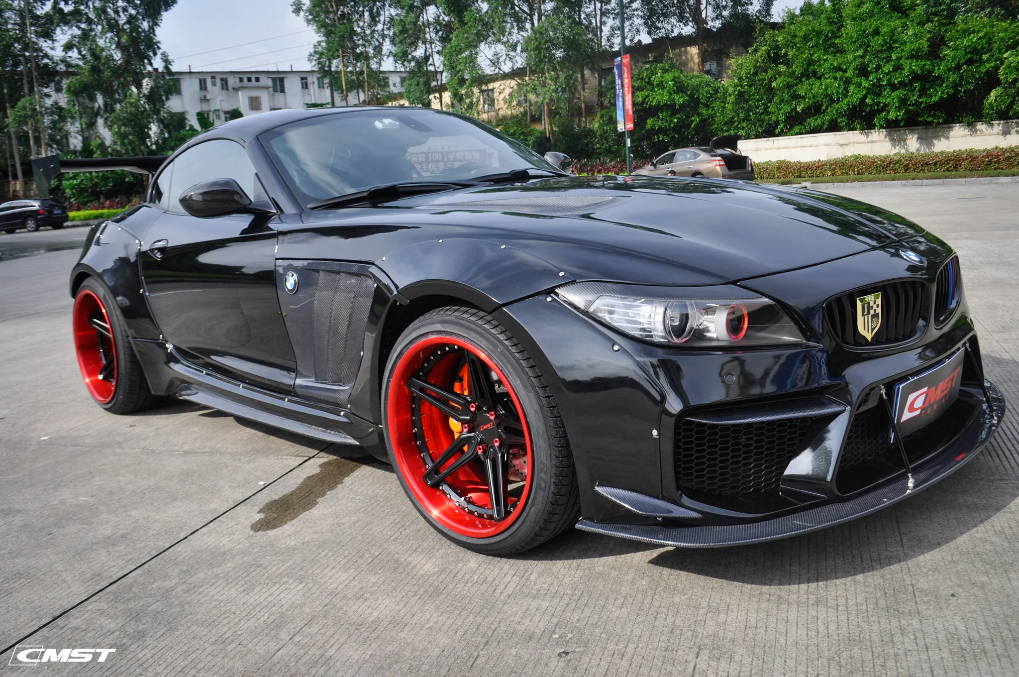 BMW Z4 with Custom Carbon Fiber Body and Weird Lighting Costs $220,000