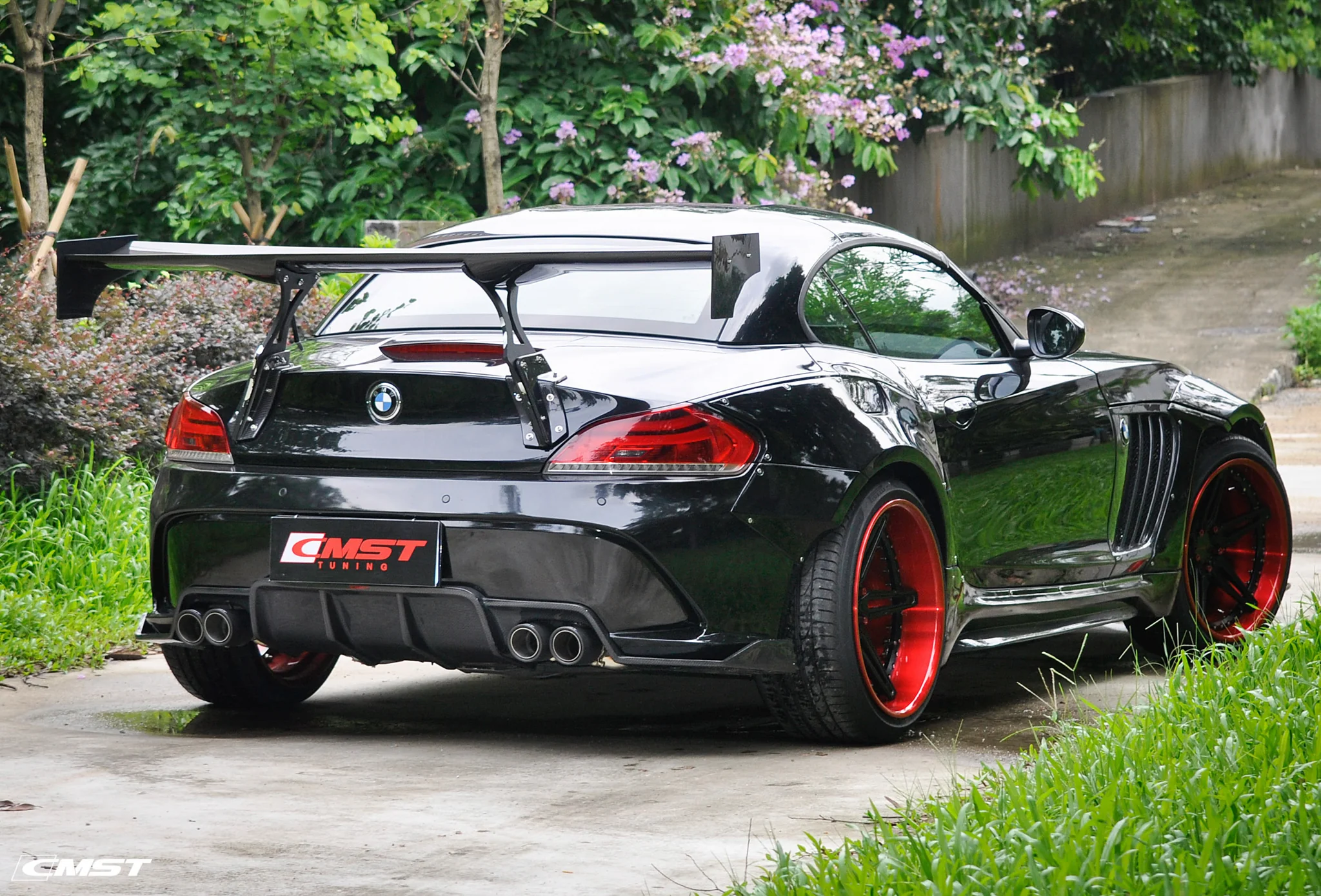 BMW Z4 with Custom Carbon Fiber Body and Weird Lighting Costs $220,000