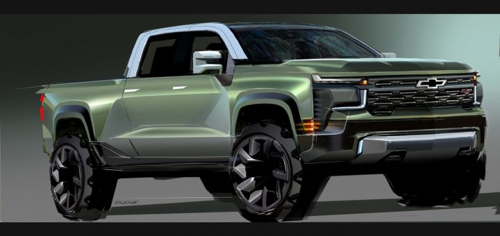 GM Designer Sketches a Mean-Looking Truck. Is it The Silverado?