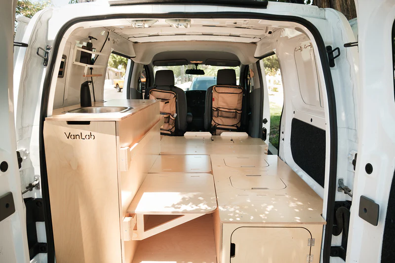 VanLab helps you build your own camper van with pre-made components