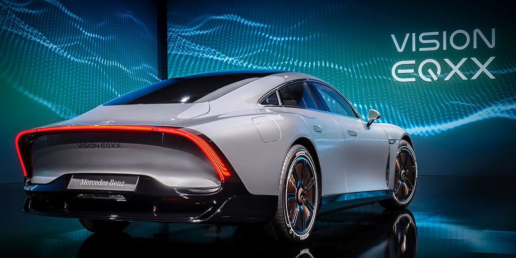 Mercedes Vision EQXX Concept Ability to Go More Than 620 Miles on a Charge