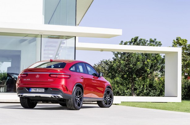 Officially unveiled Mercedes GLE Coupe