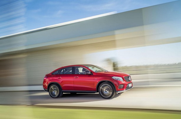 Officially unveiled Mercedes GLE Coupe