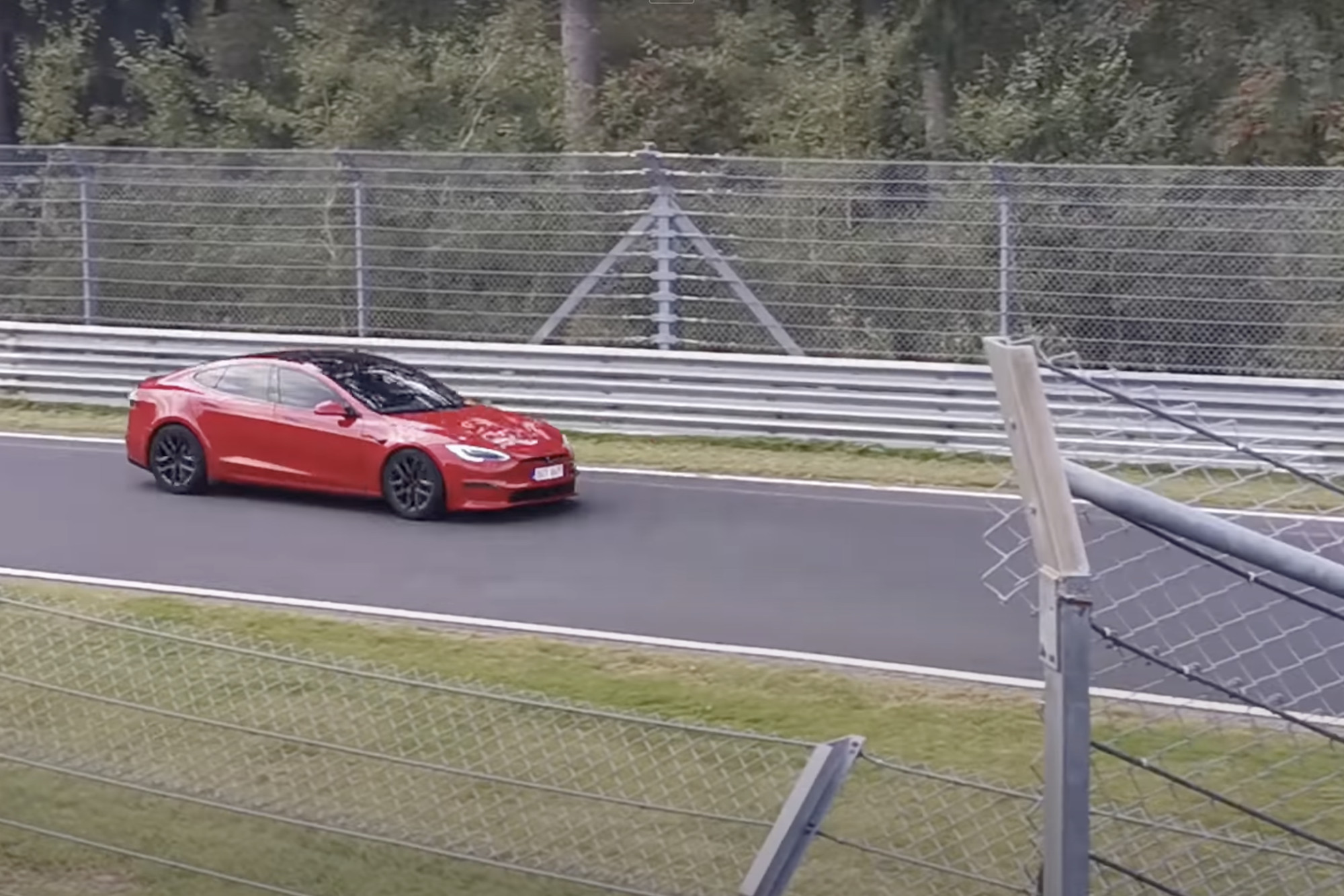 Tesla Model S Plaid Found At The Nurburgring, Record Attempt Made