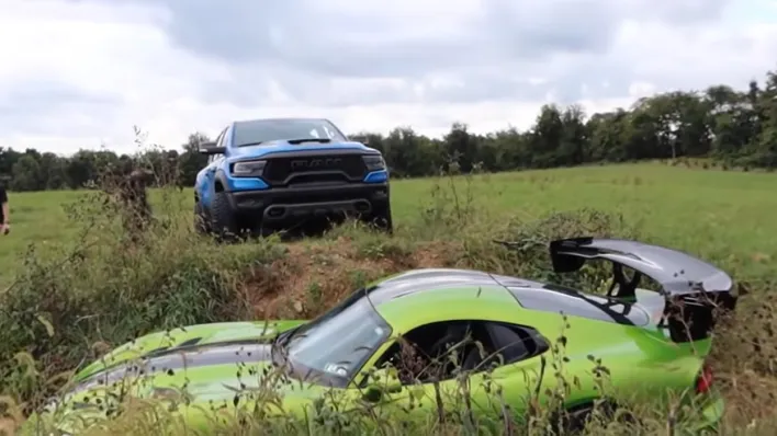 You can watch Ram TRX (Barely), Jump over Viper ACR for YouTube fame