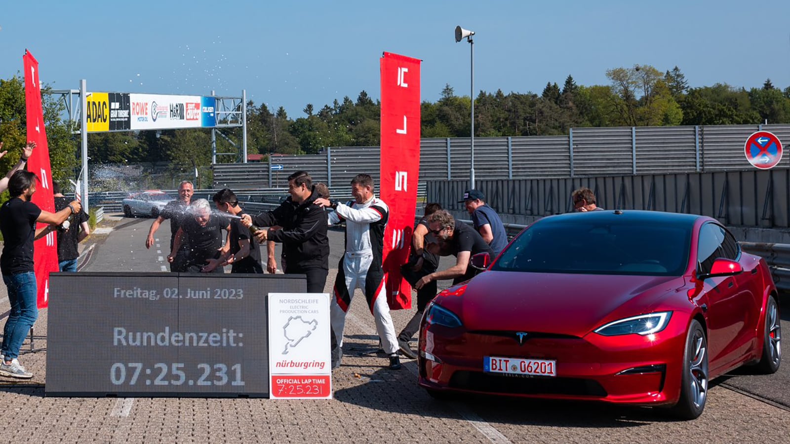 Tesla Model S Plaid Found At The Nurburgring, Record Attempt Made