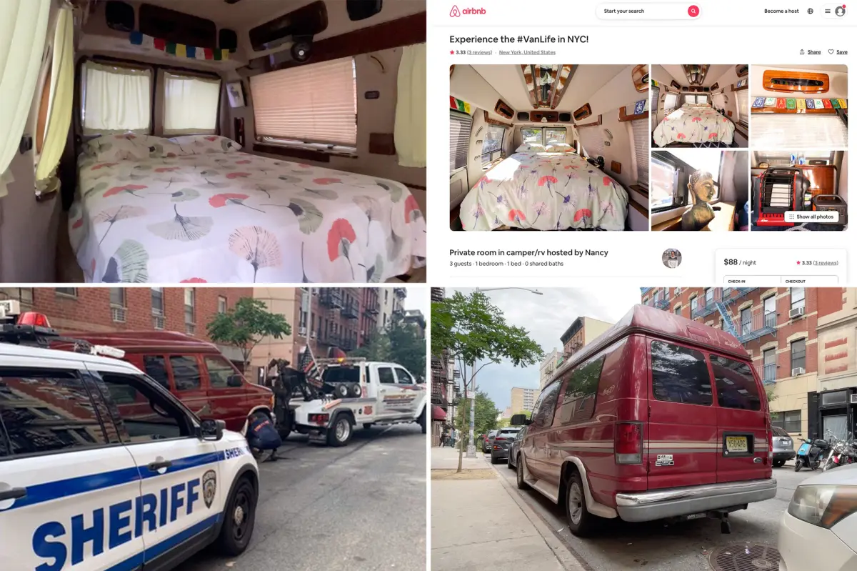 NY Police bust van ring used as Airbnb Rentals