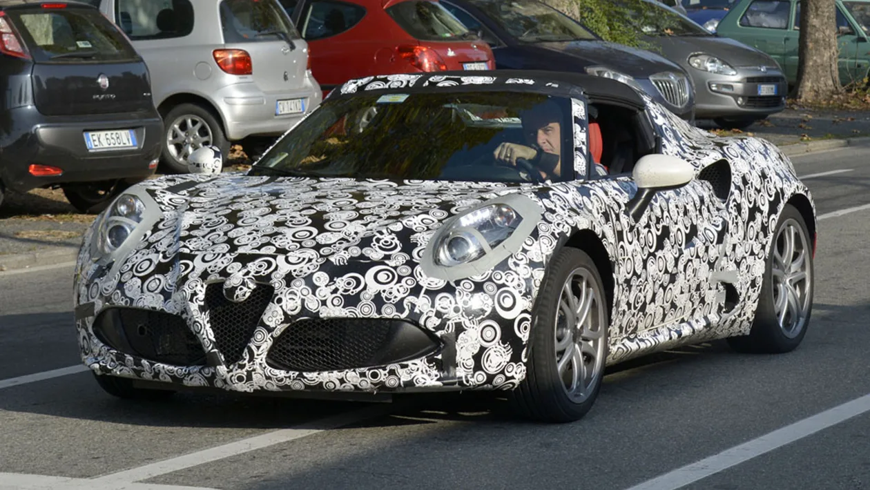 For the first time, a more powerful Alfa Romeo 4C Quadrifoglio Verde/ Stradale was spotted