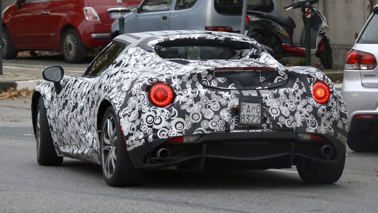 For the first time, a more powerful Alfa Romeo 4C Quadrifoglio Verde/ Stradale was spotted