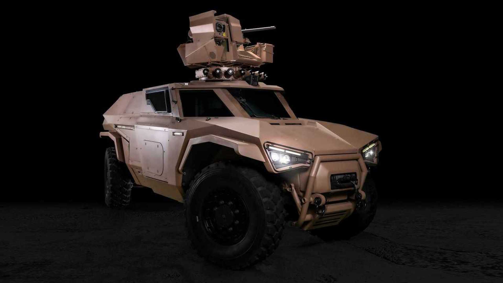 The Hybrid Military Vehicle Arquus Scarabee is Silent and Deadly