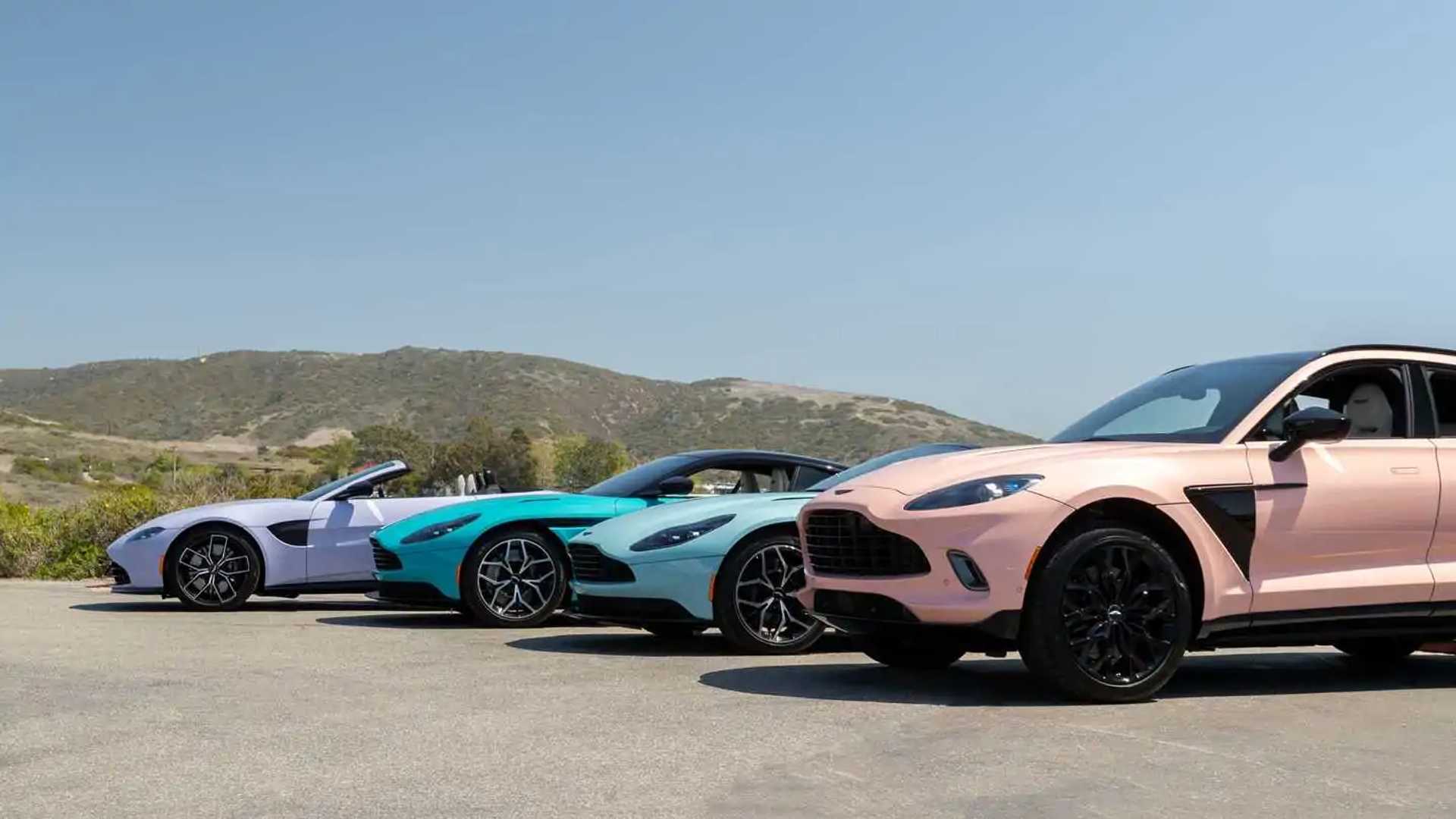 Pretty-In Pink DBX Highlights Aston Martin’s Posh Pastel Collection