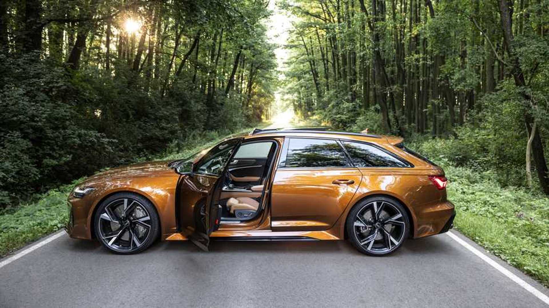 Audi RS6 Avant with Ipanema brown paint is Peak Wagon