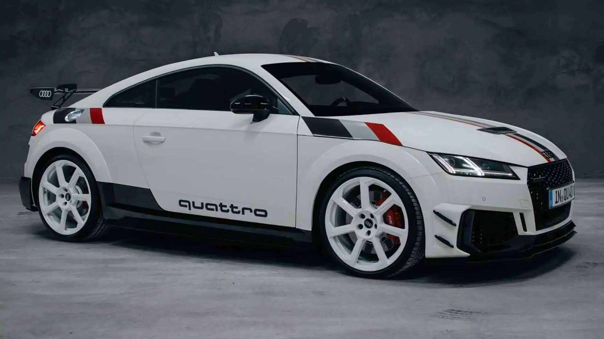 Audi TT RS 40 years of Quattro Debuts with Retro Look, Large Price Tag