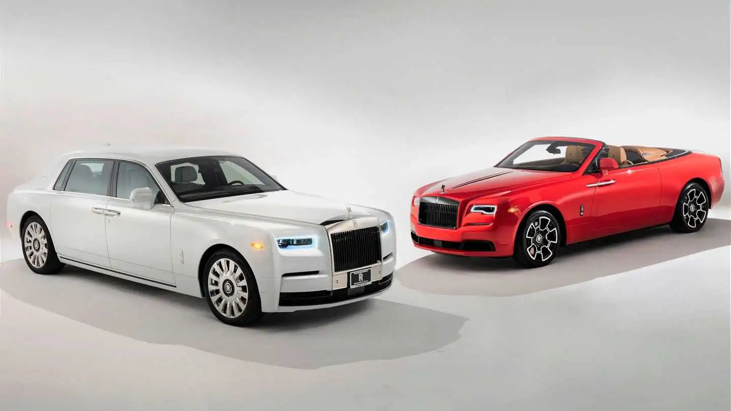 A Pair of Custom Rolls-Royces Celebrates an Anniversary with a Couple