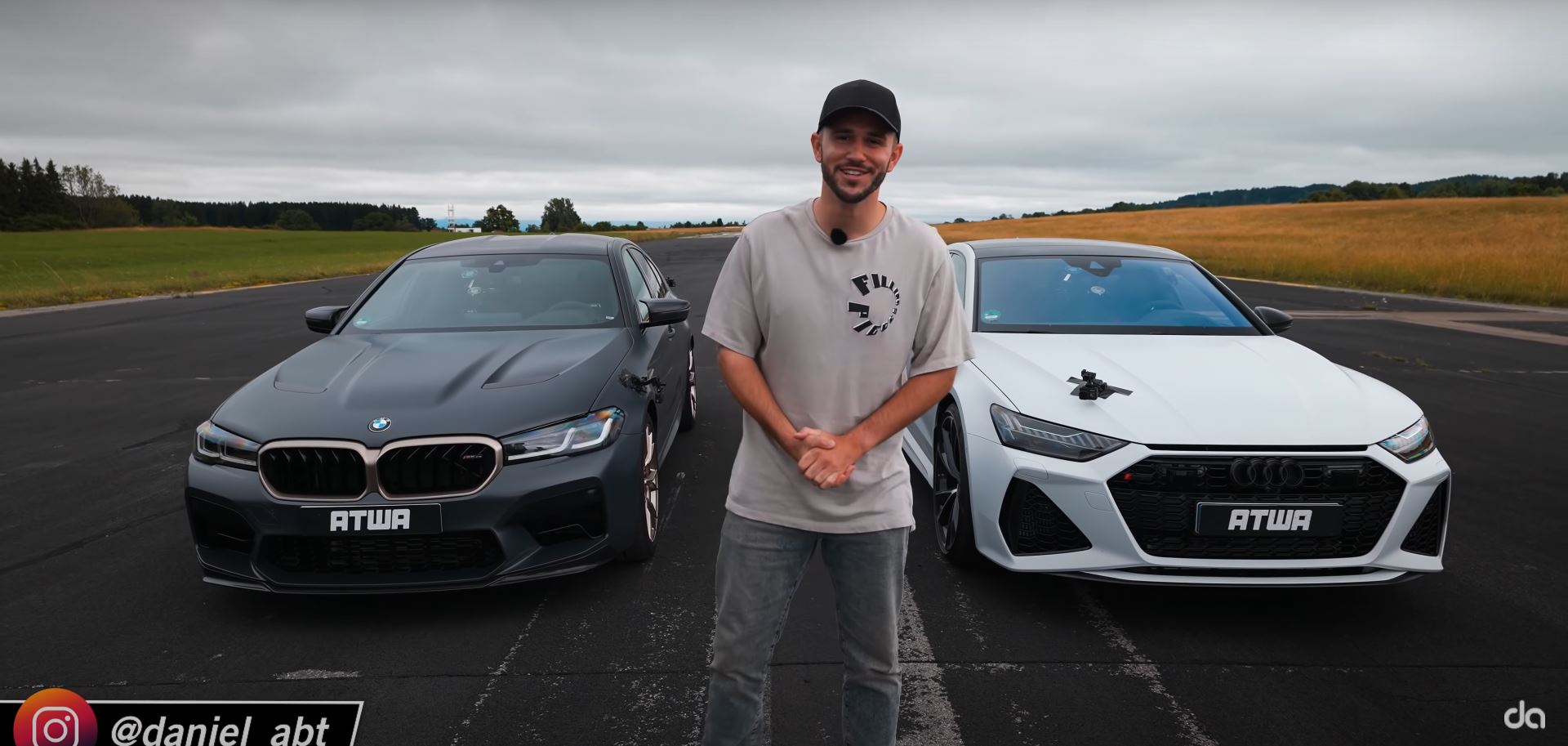 BMW M5 CS Lines Up For A Drag Race Against Audi RS7