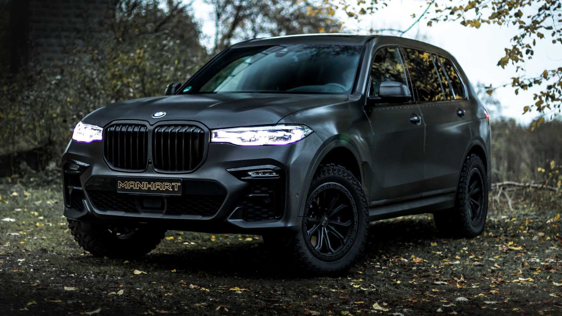 BMW X7 Dirt Edition by Manhart Joins the Army with Armored Look