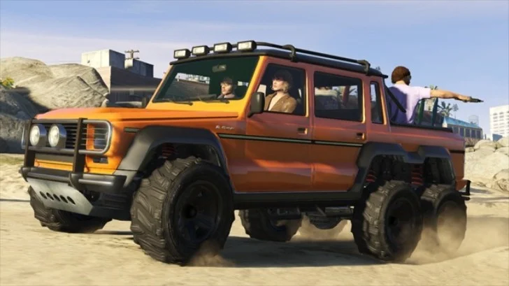 Mercedes-Benz G63AMG 6x6 arrives at GTA V as a 'Dubsta’