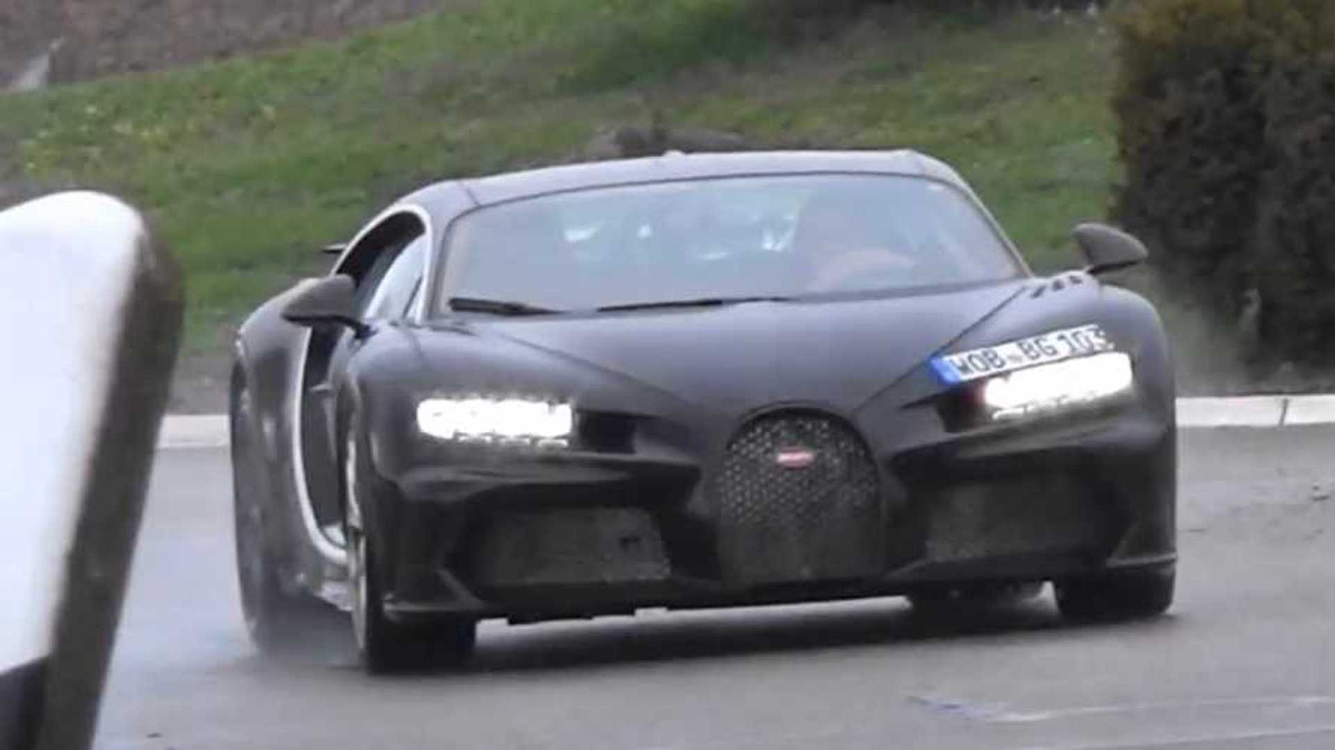 The Mysterious Bugatti Chiron Prototype is Again in Motion